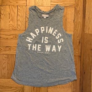 Spiritual Gangster “Happiness is the Way” Gray Size Small S EUC